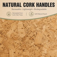 Sac fourre-tout en toile écologique 3451 H, sac à main en toile recyclée avec poignée en liège, imprimé vert sauge, grand sac de plage écologique