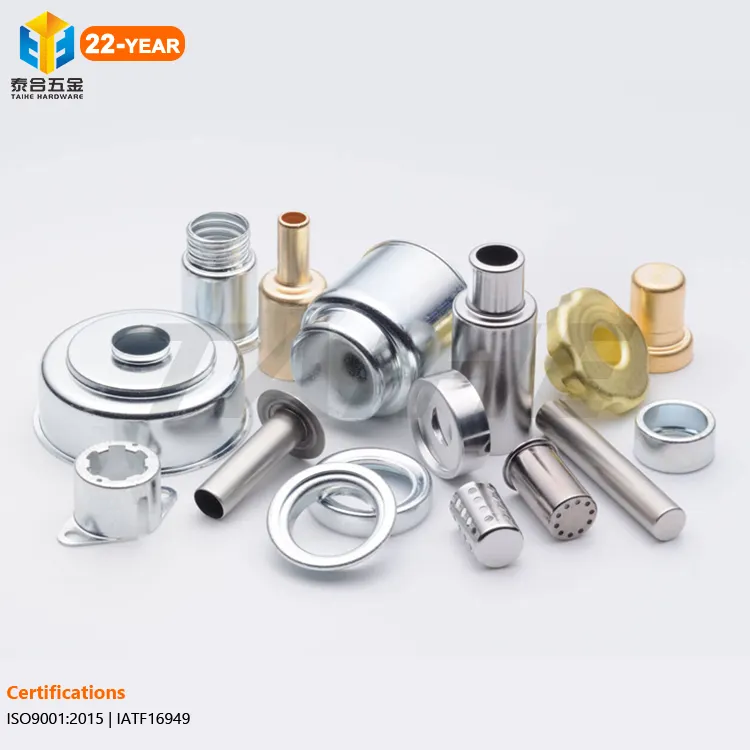 OEM Customized Deep Drawing Stamping Forming Round Oval Brass Aluminum Parts