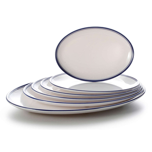 Bộ Đồ Ăn Bằng Nhựa Màu Trắng Sang Trọng Nhà Hàng Trung Quốc Bán Sỉ, Bộ Đồ Ăn Tối Melamine - Product Image 5