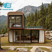 Maison modulaire capsule Apple Pod de luxe à distance, maison mobile à 2 étages, cabine Apple pour café