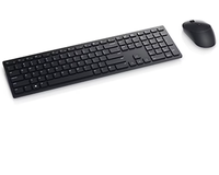 Pour clavier et souris Dell Pro-KM5221W--US anglais-noir-récepteur sans fil USB-DPI réglable-pour les entreprises