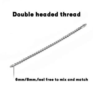 Catéter uretral de castidad masculina de acero inoxidable ajustable extra largo, varilla de sonido, cuentas uretrales para hombres, Juguetes sexuales anales - Product Image 5