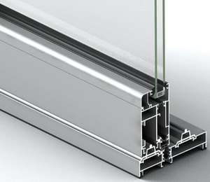 Alluminio sistema di porte e finestre passato certificazione CNAS utilizzato per casa di passivo