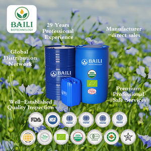 زيت بذر الكتان الطبيعي النقي المعصور على البارد للبشرة والشعر والطعام - Product Image 2