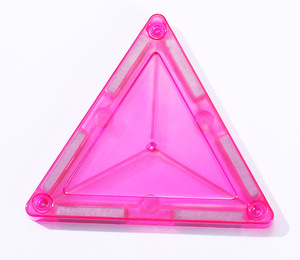 Bulk New Color Kunststoff Magnet blech Montage Bausteine Kinder pädagogische magnetische Gebäude Raum Bau fliesen - Product Image 5