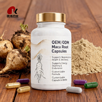 Complément Herbal Premium Standardisé pour le Bien-être Quotidien : Capsules Dures de Racine de Maca Active pour Hommes Adultes – Énergie, Marque Privée OEM