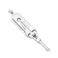 Herramienta Decodificadora y de Apertura de Cerraduras de Coche 2 en 1 Lishi TOY43 para Toyota Camry Antiguo, Suministros para Cerrajeros