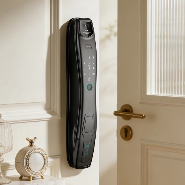 3D Face Recognition Zinc Alloy Smart Lock Biometric Fingerprint Lock Tuya APP Remote Control Keyless Entry Aluminum Villa