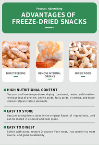 FDA <span class=keywords><strong>Cfia</strong></span> Được Phê Duyệt Hữu Cơ Đóng Băng Khô Tôm Xử Lý Cho Mèo Và Chó Thân Thiện Với Môi Số Lượng Lớn Mua Đông Lạnh Khô Tôm Pet Xử Lý - Product Image 4