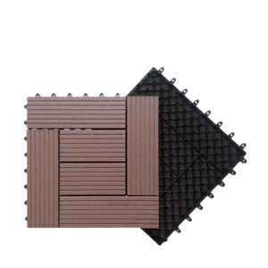 Tự làm Gỗ nhựa composite Board ngoài trời gạch lồng vào nhau <span class=keywords><strong>decking</strong></span> gạch cho vườn ngoài trời - Product Image 2
