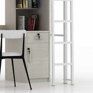 Vente Pas Cher Utilisé En Métal Double <span class=keywords><strong>Lit</strong></span> Superposé avec Bureau - Product Image 5