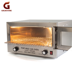Horno Eléctrico Portátil de Acero Inoxidable de <span class=keywords><strong>12V</strong></span> CC, Calentador de Alimentos Multifunción <span class=keywords><strong>para</strong></span> Automóvil, Camión, Casa Rodante, Hotel, Uso Doméstico y al Aire Libre, 130W - Product Image 2