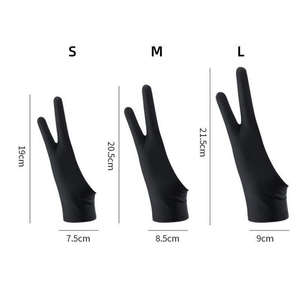 Bview Art Vente à Chaud Gants de Dessin 3 Couches à Deux Doigts <span class=keywords><strong>pour</strong></span> <span class=keywords><strong>Tablette</strong></span> <span class=keywords><strong>Graphique</strong></span>, iPad, Croquis sur Papier - Product Image 4