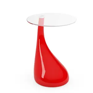 Tavolino da salotto moderno in vetro temperato dal design minimalista
