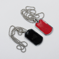 Collier intelligent programmable NT213 NFC en métal unisexe avec puce RFID pour partage de contacts sur les réseaux sociaux