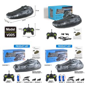 Flytec V005 Barco RC con Control Remoto 2.4G, Juguete Acuático Eléctrico con Forma de Cabeza de Cocodrilo para Piscina, Lago o Estanque - Product Image 6