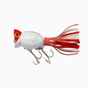 Bestseller 11g50mmfrog Popper Visaas Met Kleurrijke Staarten Drijvende Kunstmatige Aas Wobbler Voor Zoutwater Karper En Baars - Product Image 2