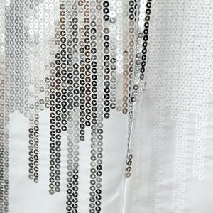 <span class=keywords><strong>Rideau</strong></span> de <span class=keywords><strong>douche</strong></span> moderne en polyester écologique vert à <span class=keywords><strong>paillettes</strong></span> imitation soie en stock pour la salle de bain - Product Image 4