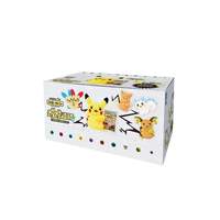 Nouvel Arrivage – Peluche Pokémon Originale Cheeks Plush Toy avec Boîte Cadeau Présentoir de Cartes et Boîte Mystère Incluant 151 Boosters