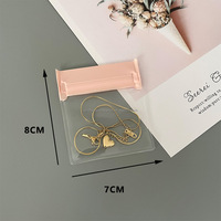 Bolsa con cierre de cremallera de plástico con logotipo impreso personalizado Bolsas con cremallera esmerilada Bolsa de joyería
