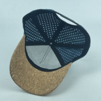 Gorra de Béisbol Transpirable con Corte Láser Perforado de 5 Paneles, Ajustable para Verano y Actividades al Aire Libre