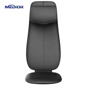 Assento elétrico massageador traseiro, almofada de massagem de carro vibratória shiatsu quente