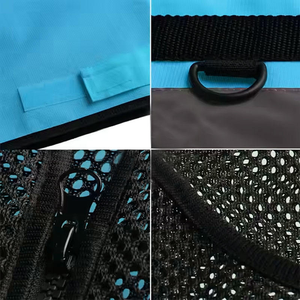 เสื้อกั๊กสะท้อนแสงสีน้ำเงิน Hi Vis มาตรฐาน ANSI Class 1 แห้งเร็ว มีหลายกระเป๋า รับสกรีนโลโก้ ชุดทำงาน ขายส่ง ยี่ห้อ YS - Product Image 4