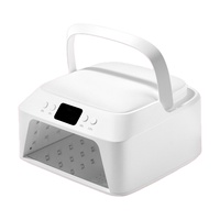 Lampu Kuku LED UV 80W Baru, Pengering Gel Cepat, Peralatan Manikur Salon