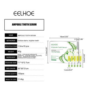 EELHOE Siero in Fiale 100% Naturale e Biologico per Rimuovere il Tartaro Dentale, Eliminare l'Alito Cattivo, Sbiancante per Denti con Glicerina, Validità 3 Anni - Product Image 6