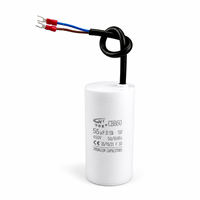 Condensateur de démarrage de moteur AC CBB60 50uF de haute qualité HuaYouXing 250VAC pour compresseur de machine à laver, auto-réparateur, longue durée de vie