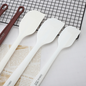 Chịu nhiệt độ cao tích hợp <span class=keywords><strong>Silicone</strong></span> thìa mềm xẻng bánh kem trộn bột cào dao nướng bánh công cụ - Product Image 4