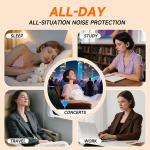 Tapones para los Oídos de Alta Calidad con Bloqueo de Ruido, Reutilizables y Cómodos para Viajar y Dormir - Product Image 2