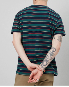 2019 Mens Clothing Summer Striped Printing Custom <span class=keywords><strong>T</strong></span> Shirts for Men - Product Image 3