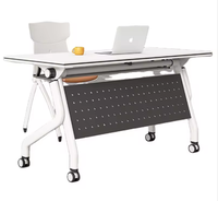Salle de réunion commerciale moderne table de formation pliable pour étudiants table de travail table de bureau de formation modulaire