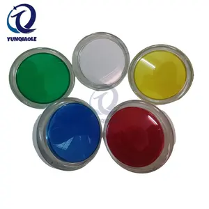 100mm Transparent Big Round Illuminated Switches Arcade Push Button With 12v Led Light