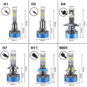 Phares de voiture LED universels 240W haute puissance 36000Lm super lumineux et durables 9005 9006 H7 H11 H4 - Product Image 3