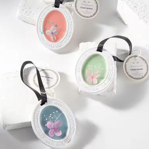 Diffuseur de Luxe en Pierre de Gypse Solide <span class=keywords><strong>pour</strong></span> <span class=keywords><strong>Voiture</strong></span>, Tablettes d'Aromathérapie, Parfum Naturel à Évaporation Prolongée 180 Jours, Désodorisant Automobile Tendance - Product Image 2