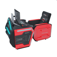 Bureau d'ordinateur personnalisé en usine et ensemble de chaises Table de jeu pour bureau à domicile E-Sports Hotel