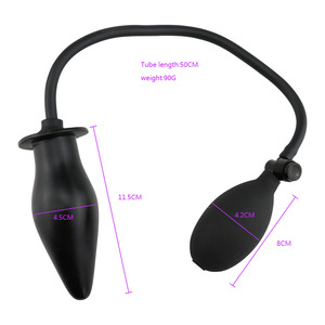 <span class=keywords><strong>Plug</strong></span> <span class=keywords><strong>anal</strong></span> unisexe noir mini taille gonflable <span class=keywords><strong>pour</strong></span> l'extension anale gay, jouet sexuel <span class=keywords><strong>pour</strong></span> hommes - Product Image 2