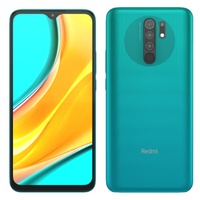 Smartphone Redmi 9 128G Android 10 à bas prix, processeur Octa Core, batterie 5000 mAh, écran LCD 6,5 pouces, prend en charge l'anglais, le français et l'allemand