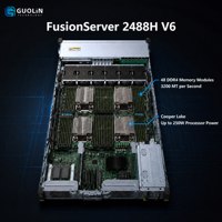 Serveur en rack FusionServer 2488H V6 haute performance à quatre sockets pour l'analyse IA et les charges de travail informatiques intensives