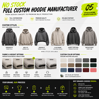 Hoodie Oversize en Molleton Bouclette Lourd 430 GSM Personnalisé, Lavage Vintage, Épaules Tombantes, Style Streetwear – Fabricant OEM ODM Marque Privée