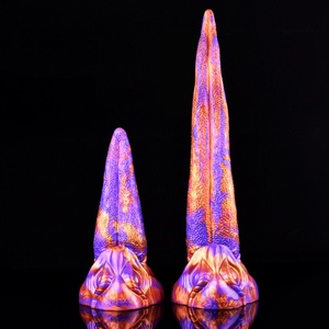 Dildo Alienígena de Fantasía con Nudo, Dildo Delgado de Silicona, Juguetes Anales Grandes para Principiantes, Strap-on para Mujeres y Hombres, Parejas - Product Image 2