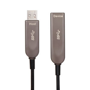 สายต่อขยายไฟเบอร์ออปติก VCOM 30 เมตร 50 เมตร USB3.2 Gen2 10Gbps สายส่งข้อมูล USB Type A - Product Image 1