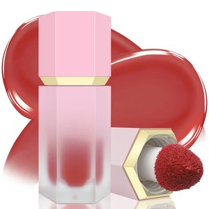 Lip Eye Cheek 11 Colors Natural Long-lasting Waterproof Cheek pink Makeup Vegan <b>Liquid</b> Blush Private Label - Product Image 4