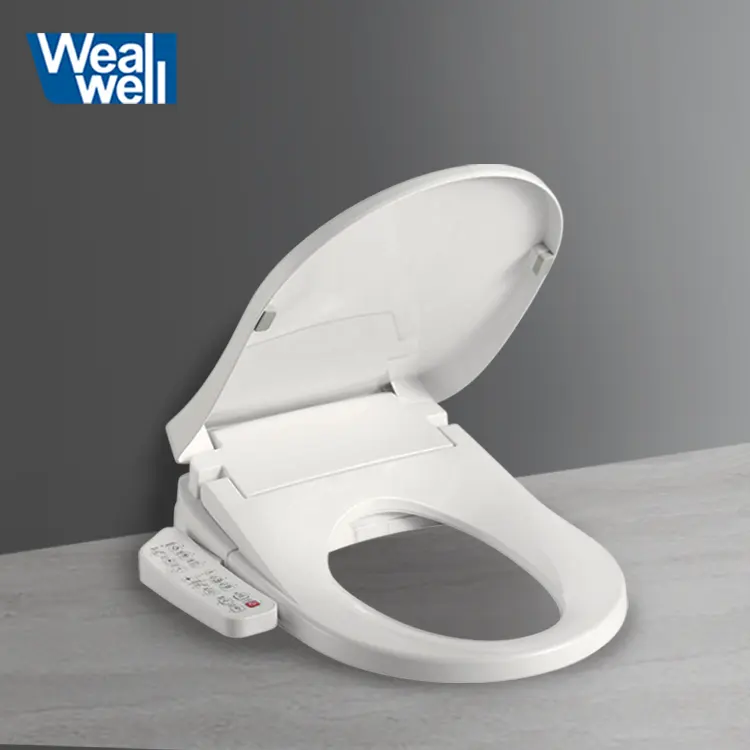 Wealwell bathroom winter warm seat toilet auto flush lady washing