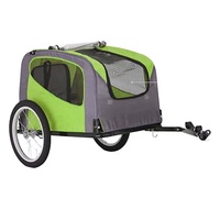Offre Spéciale Pet vélo remorque chariot utilitaire vélo moto Cargo Jogging poussette avec roues pivotantes à 360 degrés