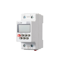 EAST Smart Digital Electronic Timer Switch-Pengatur Waktu 7 Hari yang Dapat Diprogram Bertenaga Baterai 220-230V 30A DIN RAIL 2P 36MM