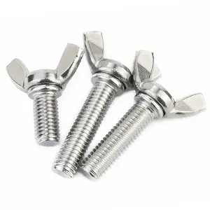 High quality and cost-effective stainless steel DIN318 wing screws from a reliable supplier