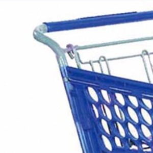 Carrito de Compras de Plástico de Tamaño Mediano para Supermercado, Tienda de Conveniencia o Centro Comercial, de 120L, Ligero y Económico - Product Image 2